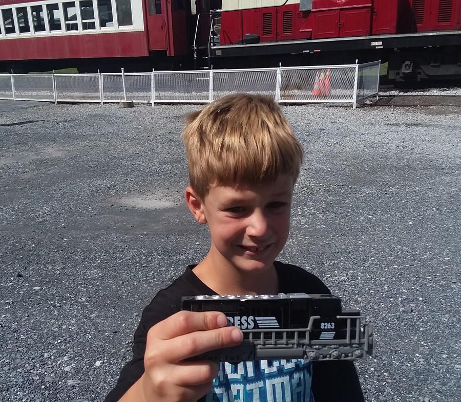 From the Superintendent s Desk Tim Himmelberger Mark clearly has potential as a future model railroader. This has been an exciting summer.