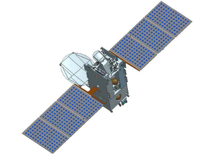 SATELLITE CUSTOMER/MANUFACTURER MISSION MASS AT LAUNCH ORBITAL POSITION PLATFORM STABILIZATION BATTERIES PAYLOAD DESIGN LIFE ISRO (Indian Space Research Organisation) Telecommunications 2,536 kg.