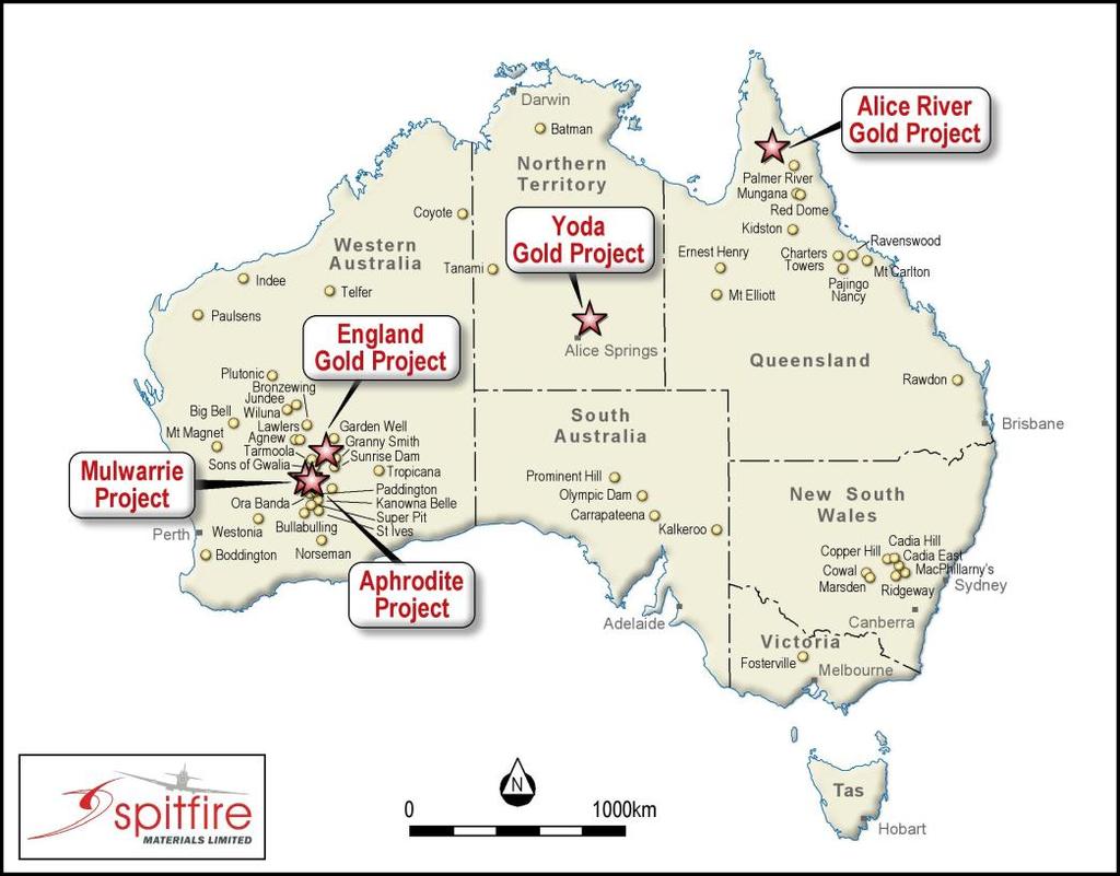 Exploration continued during the quarter with highly successful Reverse Circulation drilling programs at both the Alice River Gold Project in Queensland and the Mulwarrie Gold Project in WA.