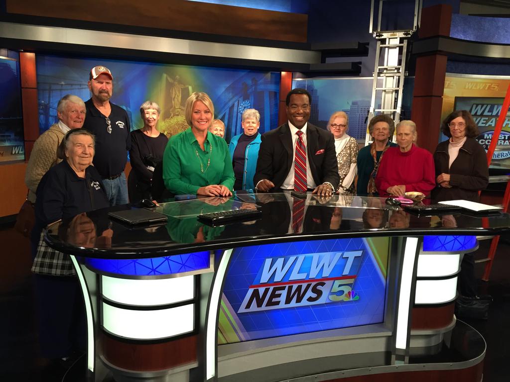In October, we had a field trip to Channel 5 in Mt. Auburn. And lunch at the Rookwood. Fun Day!!!! Ever want a behind-the-scenes look at the WLWT studios and newsroom?