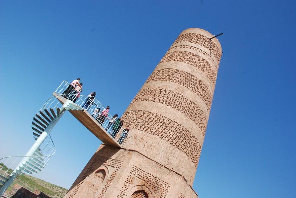 Day 15: Fri, Apr 26 Bishkek Balasagun - Bishkek Today, we will have an excursion to Burana Tower, which is a actually a large minaret in the Chuy Valley (80 km from Bishkek, 1,5 hours).