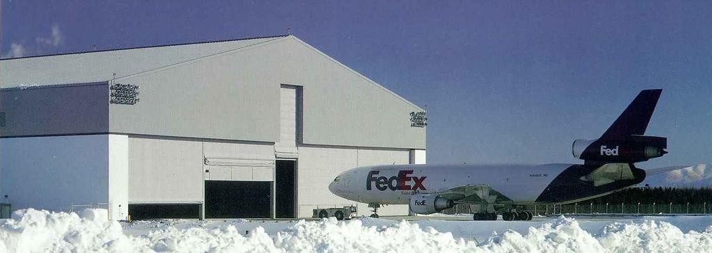 Federal Express Maintenance, Repair and Operations - Anchorage The Federal Express Maintenance, Repair and Operations (MRO) facility consists of a hangar capable of accommodating one wide-body