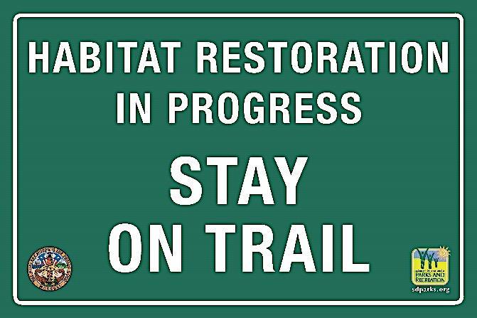 Trails within a preserve must be managed to ensure that biological and cultural resources will be protected.
