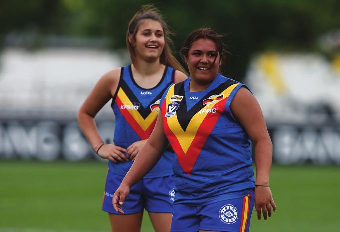 Laguntas is designed for Aboriginal and Torres Strait Islander Under 18 boys who are looking to further their football and hoping to transition eventually into the TAC Cup under 18s competition.