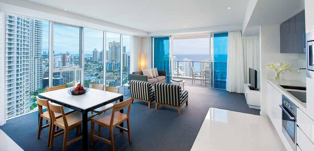 380 * 475 * HILTON SURFERS PARADISE HOTEL 7 NIGHTS in a Guest Room Valid for travel 2 Jul - 21 Sep 18.