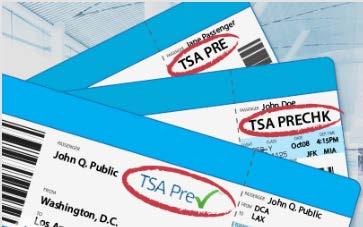 checkpoints for domestic and international travel By pre-screening to establish known travelers, TSA