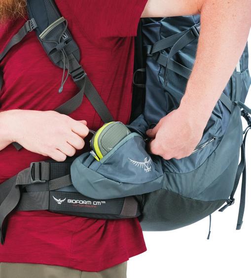 pockets provide additional gear storage and organization options.
