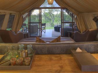 WHAT WE LOVE ABOUT ANDBEYOND GRUMETI SERENGETI TENTED CAMP Be sure to try one of the camp s famously delicious pizzas at lunch time as a guest once said, The pizzas at Grumeti rival those I get at