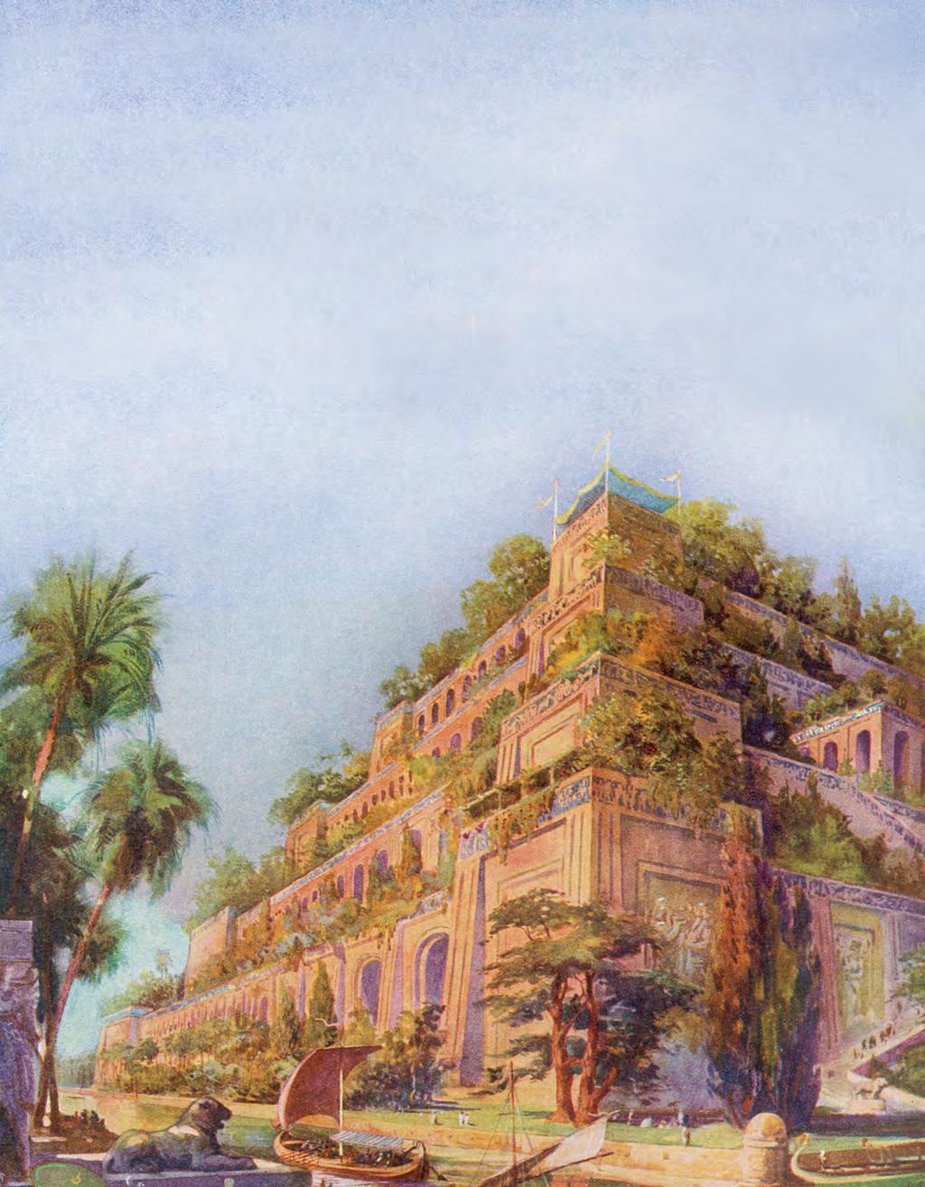 Hanging Gardens of Babylon The Hanging Gardens of Babylon still inspire curiosity and questions. A popular story is that a king created them to cheer up his homesick wife.