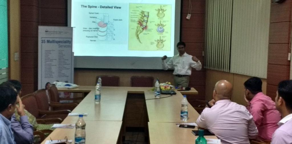 A health talk on Rheumatology and joint pains was organized by Regional HR - East in association with R N Tagore International Institute for Cardiac Sciences on 16 th
