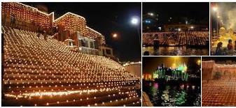 Not only the Ghats of Ganges but also all temples of Benares are lit with millions of Diya(s). Overnight at the 4 * RADISSON BLU Hotel. Mon 11 Nov: VARANASI Breakfast at the hotel.