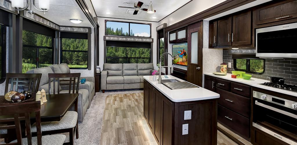 SHOWN WITH STANDARD 50" TV (GRAND MODELS) INTERIOR: OYSTER Make a Statement Leading the way in innovation, comfort, and practicality.