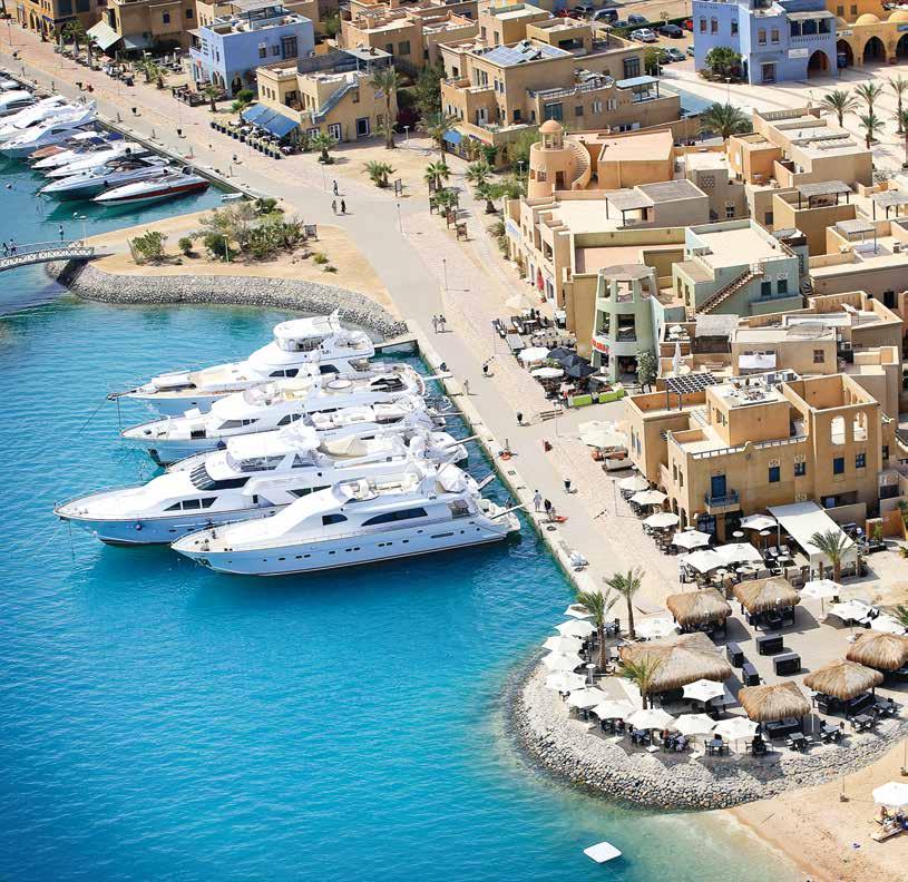 A TOWN LIKE NO OTHER A self-contained town on the beautiful Red Sea coast, El Gouna offers an unrivalled lifestyle.