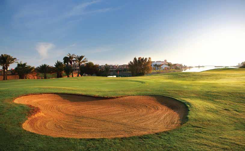GOLF El Gouna s 18-holes championship golf course designed by Gene Bates and Fred Couples