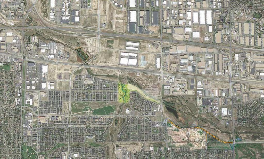 Commerce City Legend Trail Segments included in Project Scope Trail Segments included in Alternate Projects 47th Ave to I-70 District IV Outfall Project RTD/UPRR Underpass I-70 1.