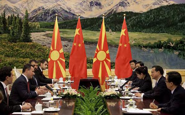 MACEDONIAN PRIME MINISTER NIKOLA GRUEVSKI HOLD A MEETING WITH HIS CHINESE COUNTERPART LI KEQIANG. BEIJING 2015 SOURCE: KIM KYUNG-HOON-POOL/GETTY IMAGES ones.