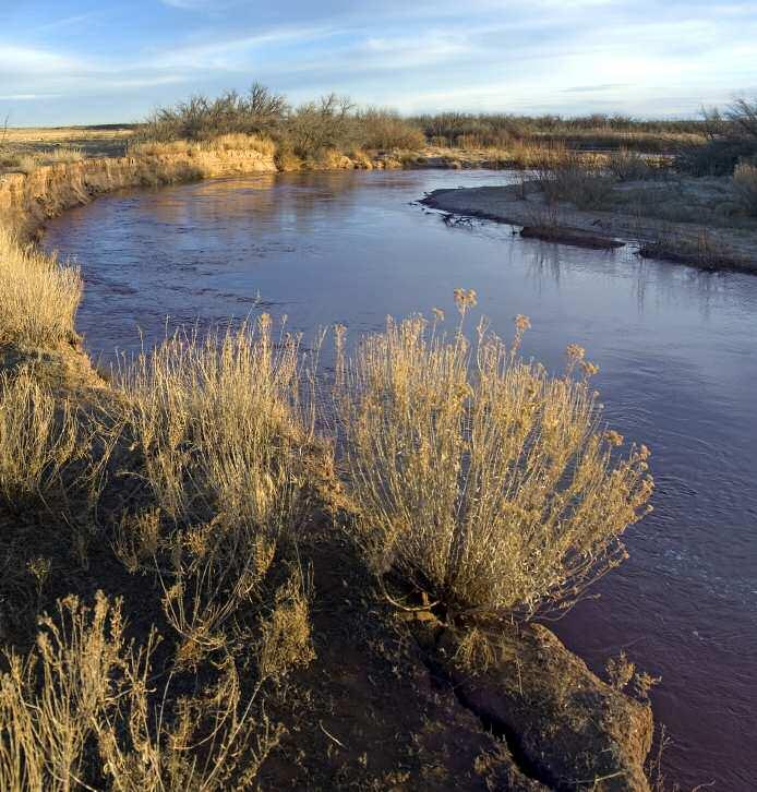 The Pecos River The Pecos River originates high up in the Pecos Wilderness Area of the Sangre de