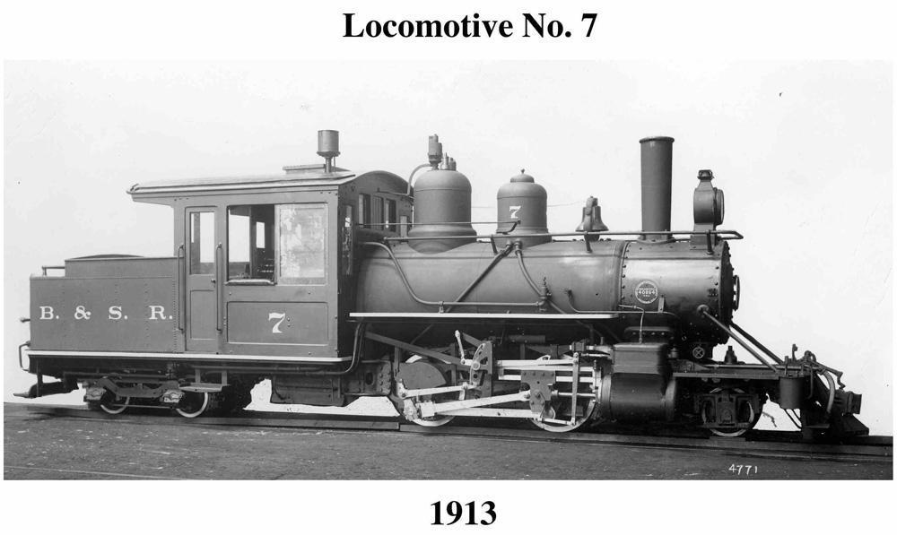 row gauge locomotive in the Maine Narrow Gauge Railroad & Museum. The engine, Bridgton & Saco River 2-4-4T No.
