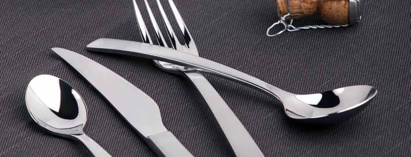 13372 Table Knife - Solid Handle 235mm 13353 Dessert Spoon 190mm 13371 Dessert Knife - Solid Handle 205mm 13354 Soup Spoon 180mm 13373 Steak Knife - Solid Handle 235mm 13361 Soda Spoon 185mm 13390