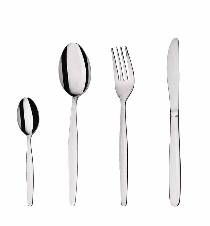 CUTLERY oslo Affordable, durable cutlery with brushed finished handles, works in any