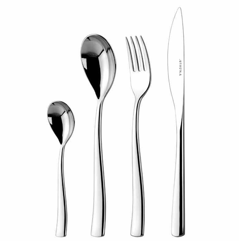 CUTLERY Angelina Appealing yet understated, this classic design enhances table settings