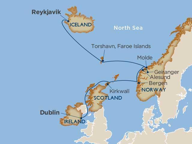 11 Days Lands Of The Midnight Sun Dublin to Reykjavi