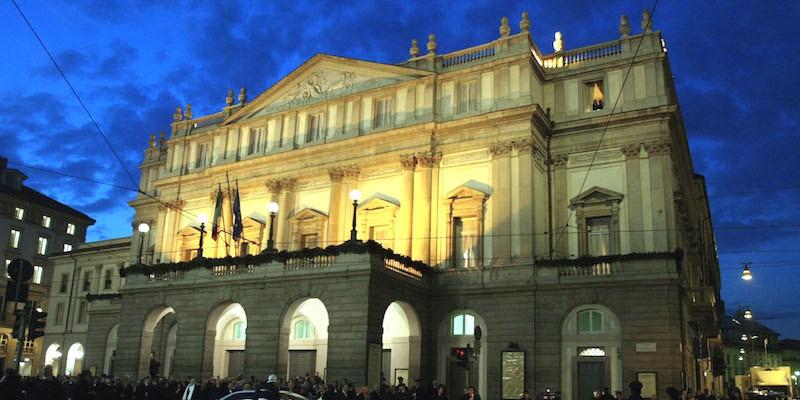Teatro alla Scala Typically Milanese, the discreet, neo-classical
