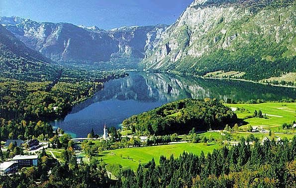 In the Upper Valley by the lake Bohinj, you may decide to visit the gothic St. John the Baptist Church, which has well-preserved frescoes from the 15 th and the 16 th Centuries.