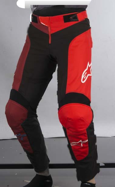 Innovative, strategically positioned four-way stretch panels for freedom of movement, comfort and riding fit. 3D knee and shin construction features padding for fit and comfort. Printed logos.