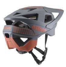 Adjustable visor for goggles. Designed to accommodate eyewear. This helmet has been constructed, tested and approved in compliance with the European Standard EN 1078:2012+A1:2012.
