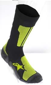 socks Base Layers / size: S-M-L code: 170 0618 Longer leg cut for better coverage. Propylene sock, left and right. Light shin protection.