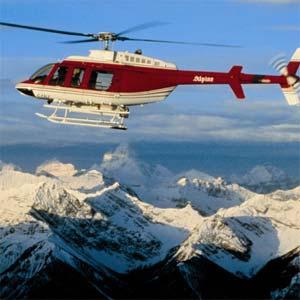 Approximate value: $80 CAD per person Mount Assiniboine Glacier Helicopter Tour Your adventure will take you past the Three Sisters Peaks as you spectacularly escape to the Spray Valley.