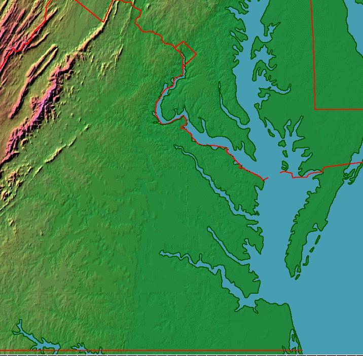 The Piedmont Region is separated from the Coastal Plain by the Fall Line.