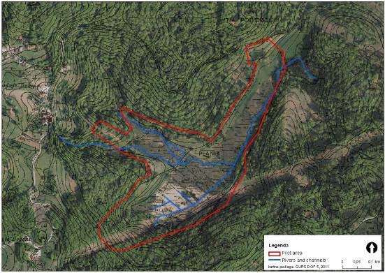 Improvement of hydrological conditions on Planik pilot area When conducting initial surveys of hydrology of the PA and after the removal of the overgrowth over the PA Planik it was evident that also