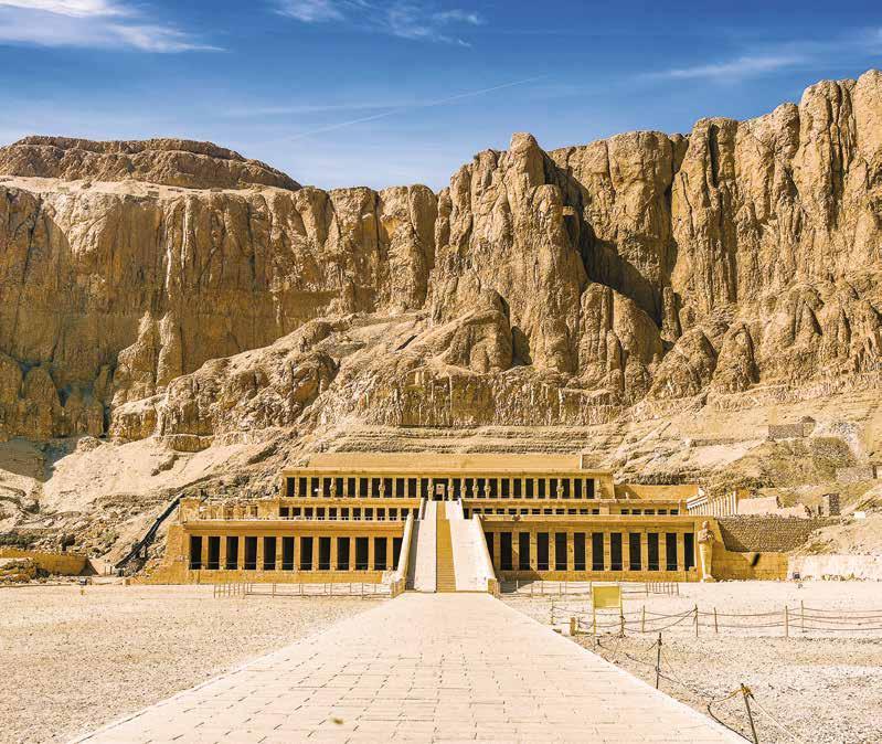 Queen Hatshepsut emple, Luxor iscover the intriguing ancient history of Egypt during this cruise along the stretch of the Nile between Cairo and Aswan aboard the elegant SS Misr.
