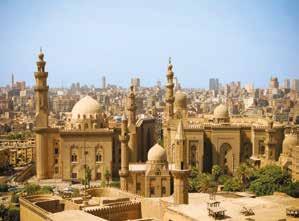 Fly by scheduled flight to Cairo. Upon arrival transfer to the SS Misr and embark. Moor overnight this evening in Cairo. ay 2 Cairo. oday is a full day tour dedicated to the capital city of Cairo.
