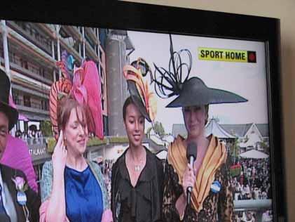 We finally caught a train back to London, and people watched in the train station for a while. Many had been to Ascot for the races, and the hats the women were wearing were wild and outrageous!