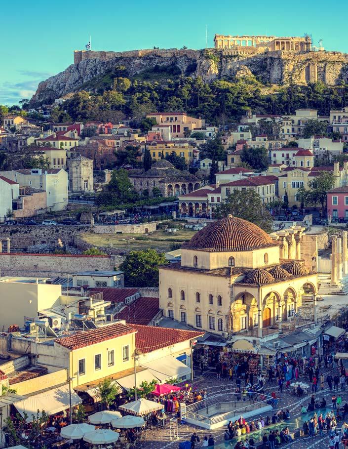 tour Arrival and Departure transfer to Athens airport on Day 1 and Day 11 TOUR DOES NOT INCLUDE: International airfare Meals not mentioned on itinerary Incidentals at hotels including bottled water,