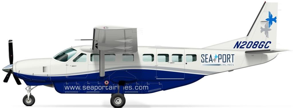 Aircraft SeaPort Airlines is proposing to provide service at Muscle Shoals, Laurel/Hattiesburg, Greenville, and Tupelo utilizing Cessna Caravan turboprop aircraft.