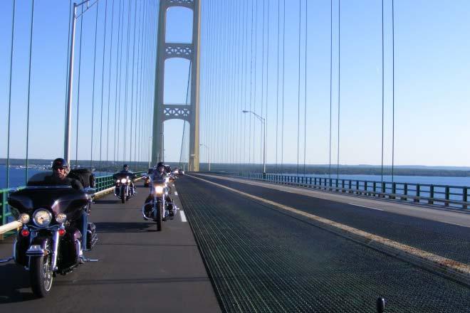 suspension bridge in the world today is amazing. Try traveling the 5 mile bridge via a motorbike.