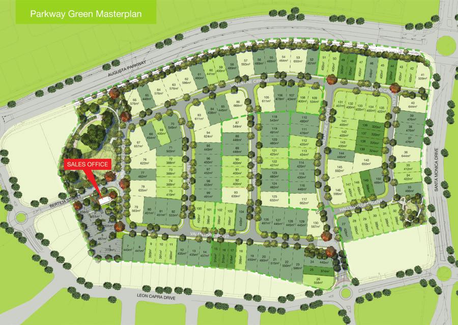 xxxxx Master Plan Parkway Green is a limited release of various sized