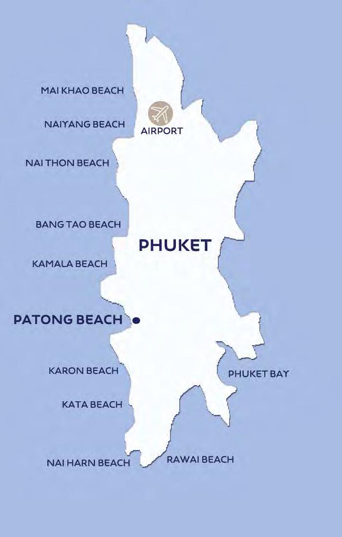 DESTINATION PATONG BEACH, PHUKET Patong Beach, Phuket - Located on the mid west coast of Phuket.