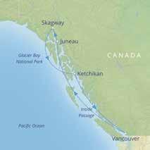 TOUR ALASKA Inside Passage Cruise Duration 8 Days & 7 Nights Cruise From 899 Category Superior Tour overview This classic round trip from Vancouver cruises through the Inside Passage, travelling up