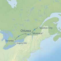 CANADA BY RAIL Eastern Canada by Rail in Style Duration 9 Days & 8 Nights Rail Journey From 1,945 Category Luxury NEW TOUR Tour overview Discover the distinctly different neighbouring Canadian