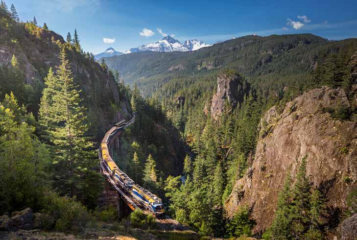 CANADA BY RAIL Cheakamus canyon, BC, Rainforest to Gold Rush route ( Rocky Mountaineer) Rainforest to Gold Rush Vancouver Whistler Quesnel Jasper This route passes a range of scenery, from tranquil