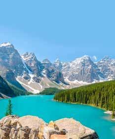 Stop at Maligne canyon for staggering views of the river thundering through a series of magnificent waterfalls. Continue to the disappearing Medicine lake before reaching Maligne lake.