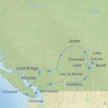 BRITISH COLUMBIA & ALBERTA TOUR Ultimate Western Canada Duration 20 Days & 19 Nights Category Standard Self-drive From 3,645 NEW TOUR Tour overview Discover the breathtaking scenery of Western Canada