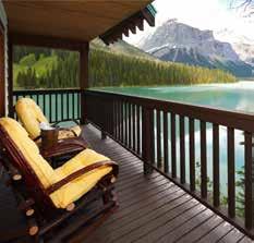 A key attraction for guests is the view across the grounds, Lake Louise or the Bow Valley mountain range from the hotel's rooms and suites.