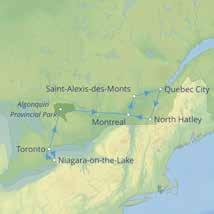 Drive through peaceful countryside, enjoying the scenery en route, and explore the picturesque towns of Montreal and Quebec City. This self-drive tour features.