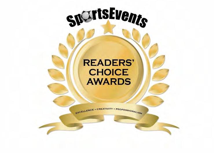 Sports Marketing Recognition and Awards: Sports Events Magazine Readers Choice Award
